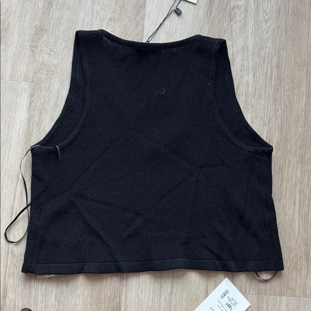 Stitch and Feather Black Top and Skirt Set sz M - Picture 9 of 10